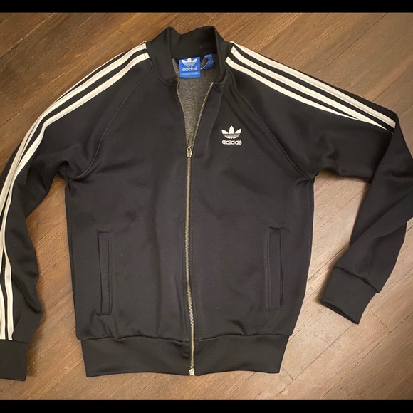 adidas Tops - ADIDAS 3-STRIPES TRACK SUIT JACKET SPORTY CHIC S